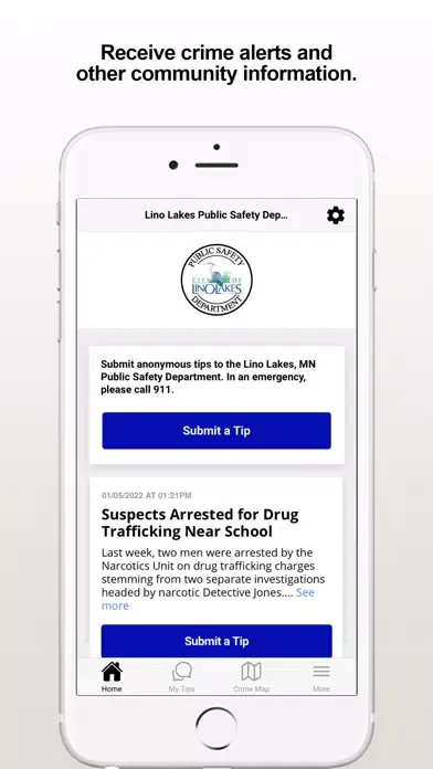 Lino Lakes Public Safety Dept. Screenshots