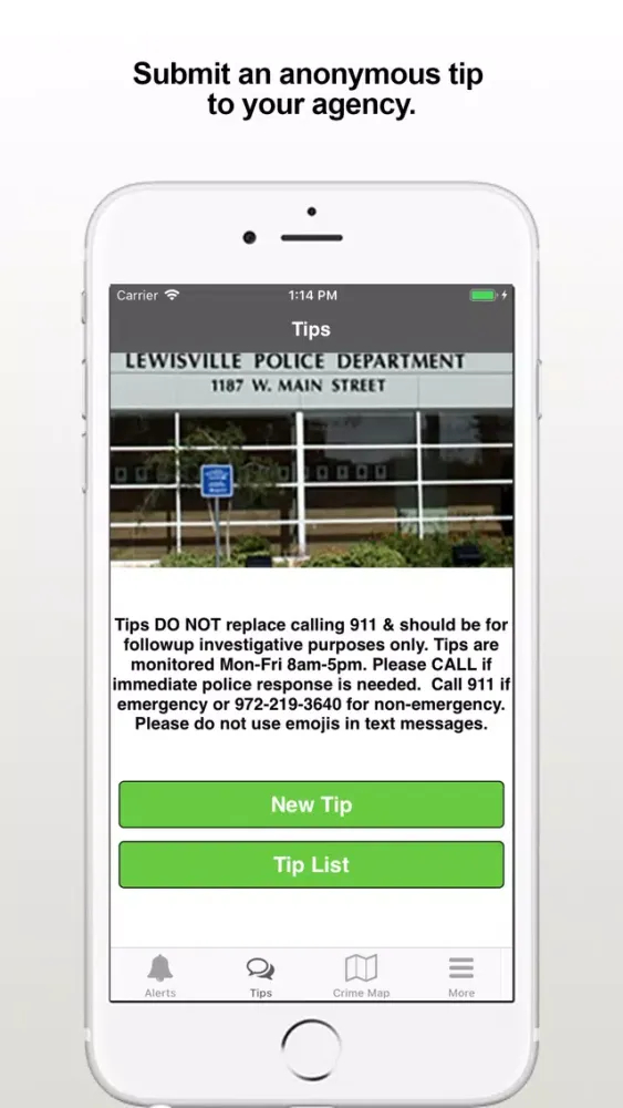 Captures d'écran de Lewisville PD