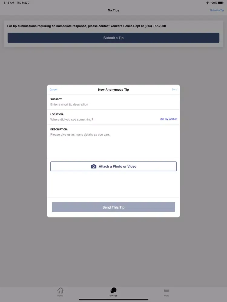 Yonkers PD iPad  Screenshots