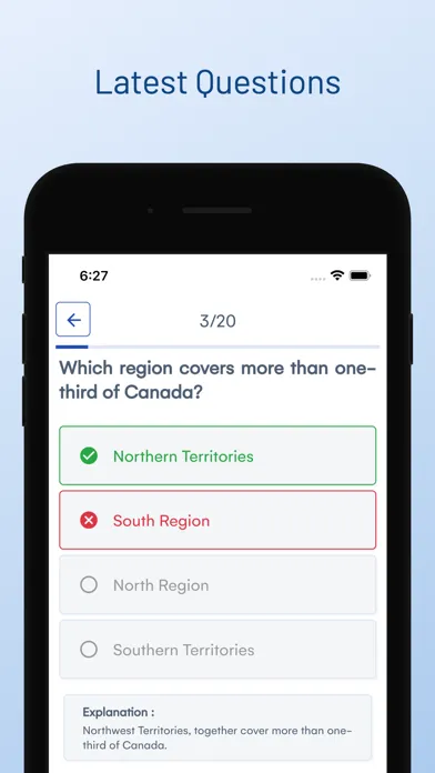 Canadian Citizenship Exam Prep Screenshots
