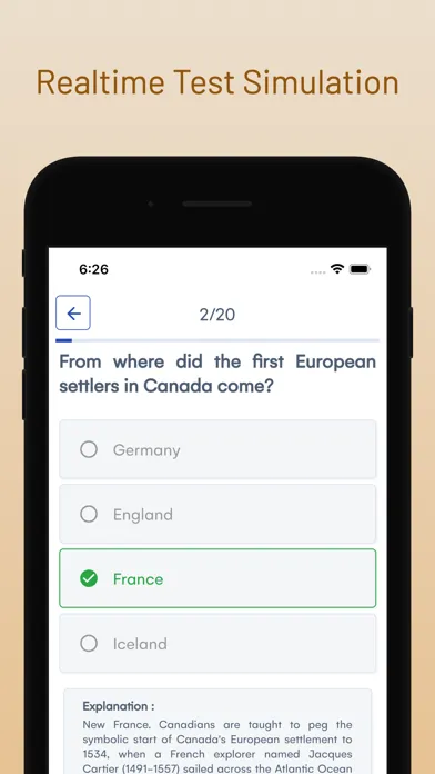 Canadian Citizenship Exam Prep Screenshots