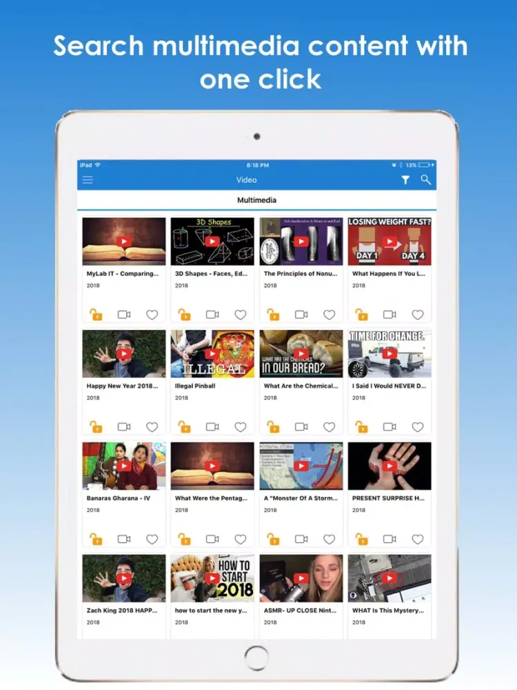 Tangkapan skrin CITK eLibrary iPad 