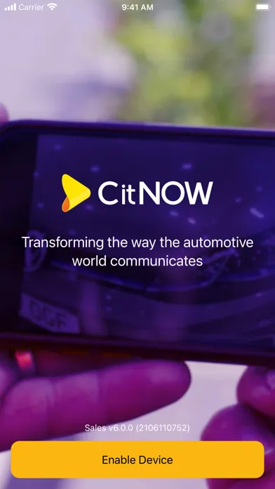 Ảnh chụp màn hình của CitNOW Sales