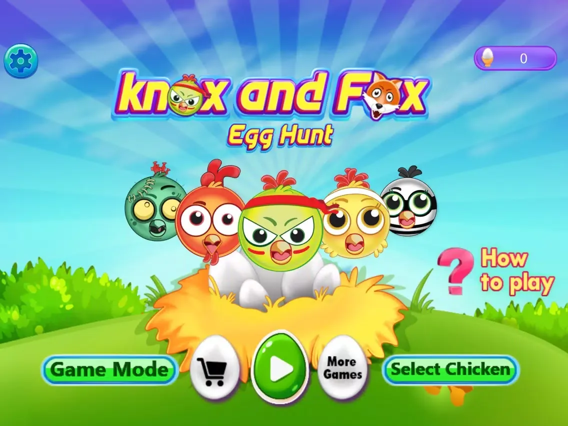 Knox and Fox Egg Hunt iPad  Screenshots