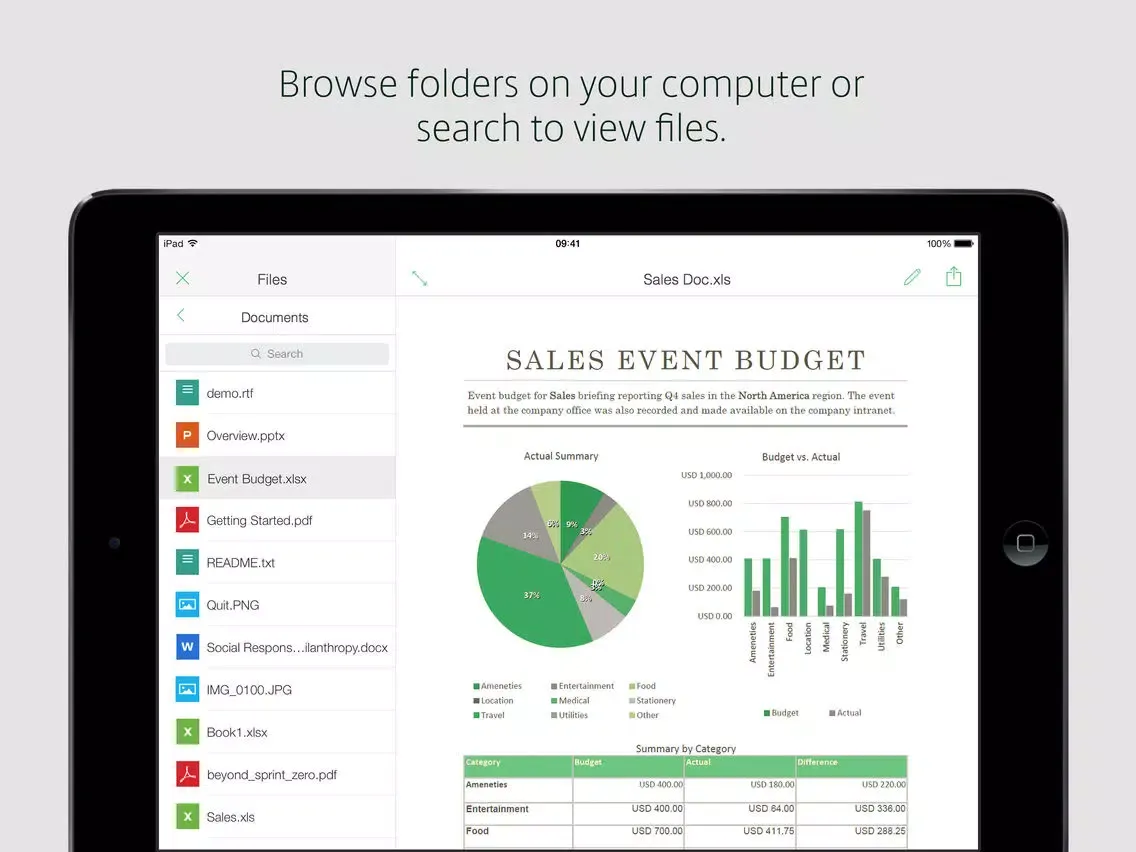 Captures d'écran de ShareConnect: Remote Desktop iPad 