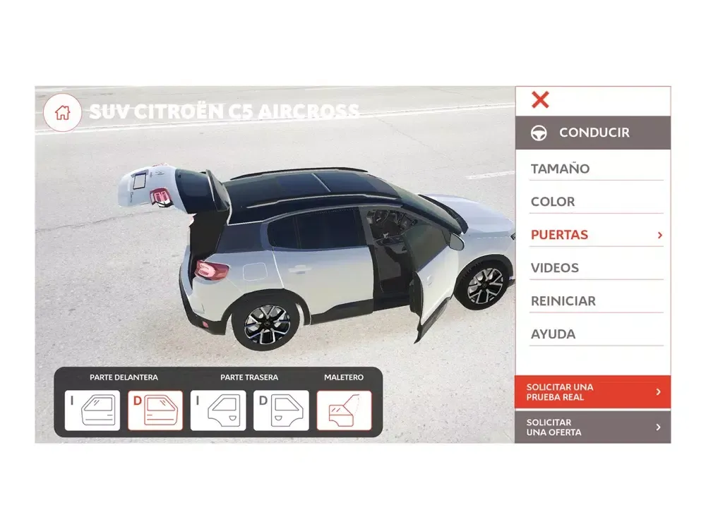Screenshot di SUVIRTUAL EXPERIENCE CITROËN iPad 