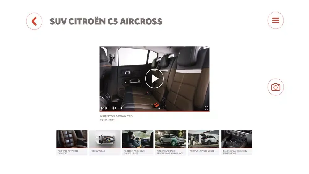 Screenshot di SUVIRTUAL EXPERIENCE CITROËN