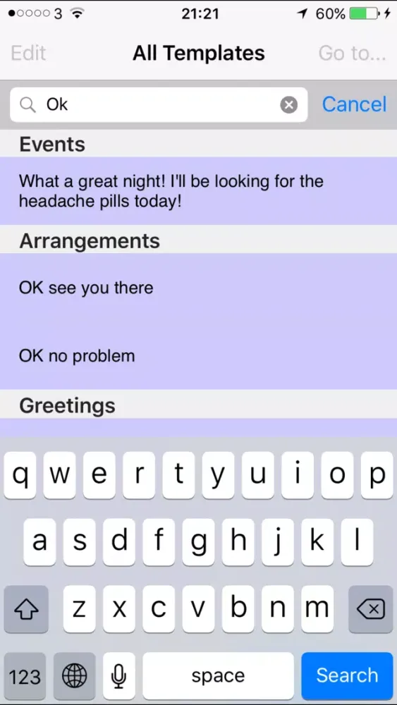 txt Templates Screenshots