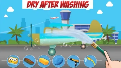Capturas de tela do Aircraft Washing Simulation
