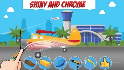 Capturas de tela do Aircraft Washing Simulation