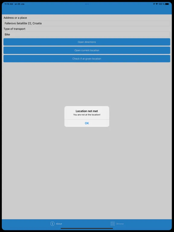 Find location - With Xamarin iPad 应用截图