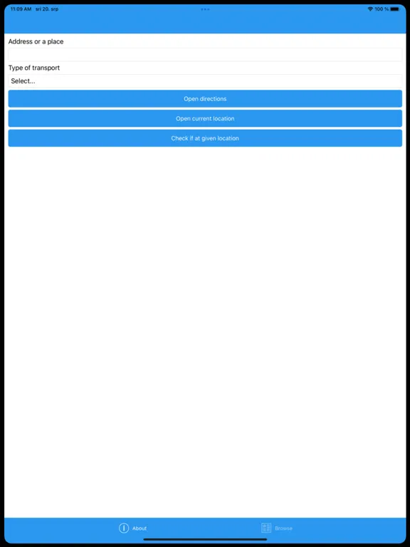 Find location - With Xamarin iPad 应用截图