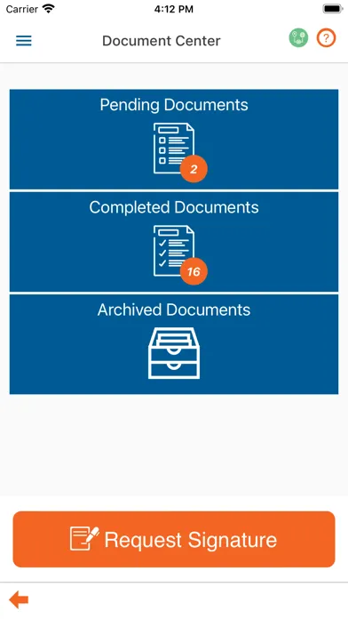 Ảnh chụp màn hình của MatrixCare Link
