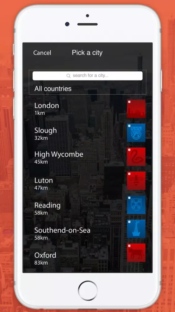 Capturas de pantalla de Newcastle App