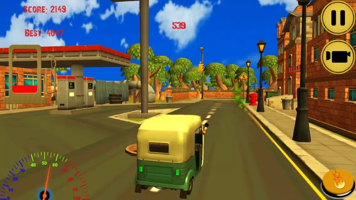 Tangkapan layar City Auto Rickshaw Drive