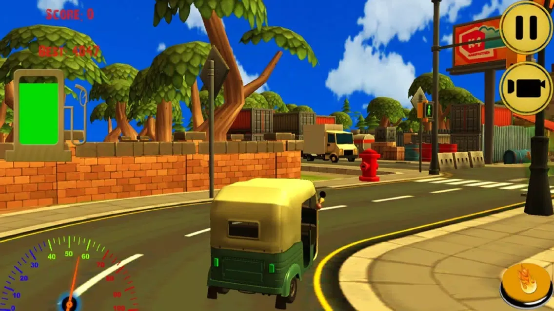 Tangkapan layar City Auto Rickshaw Drive