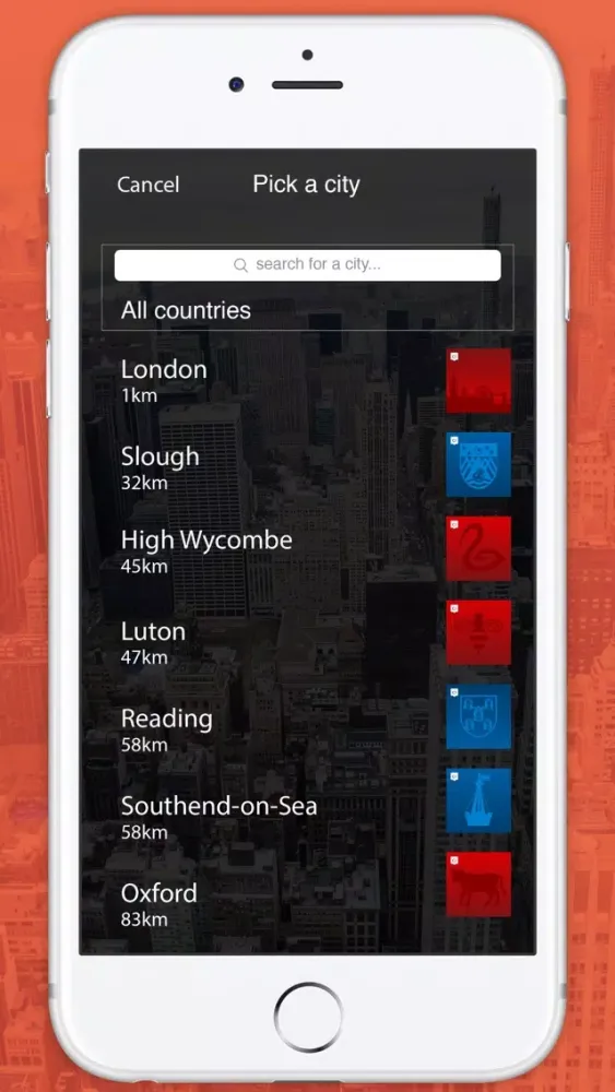 Tangkapan skrin Hackney App