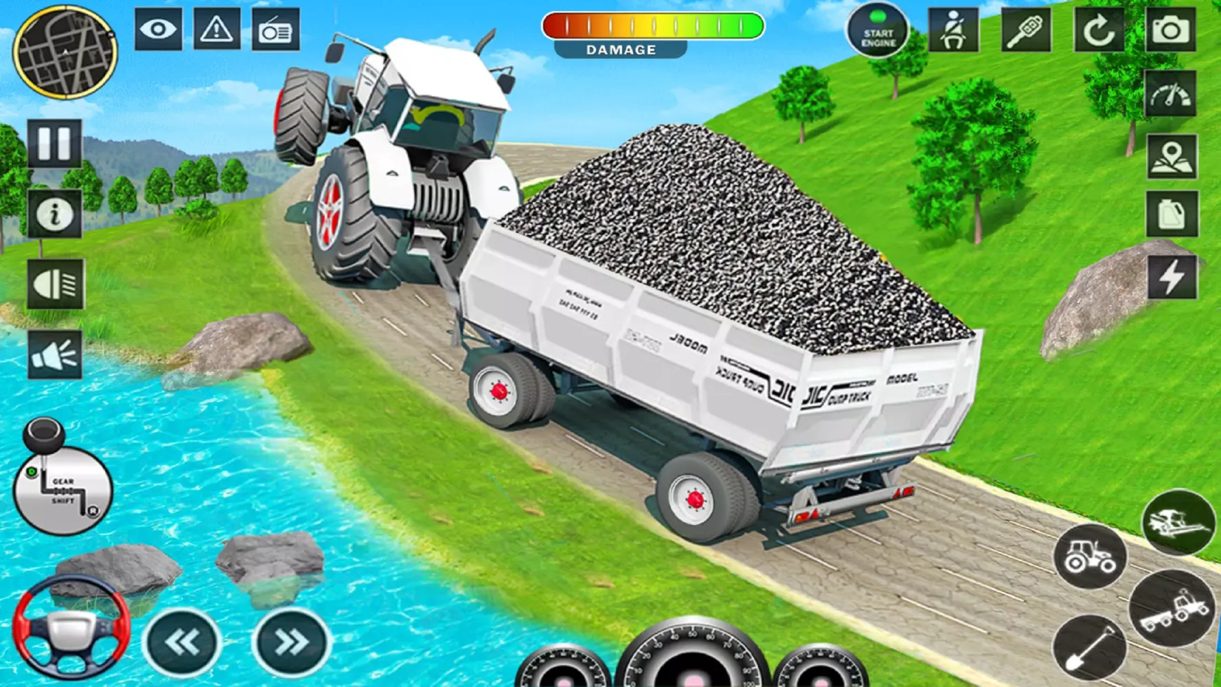 ภาพหน้าจอของ Big Tractor Farming Simulator