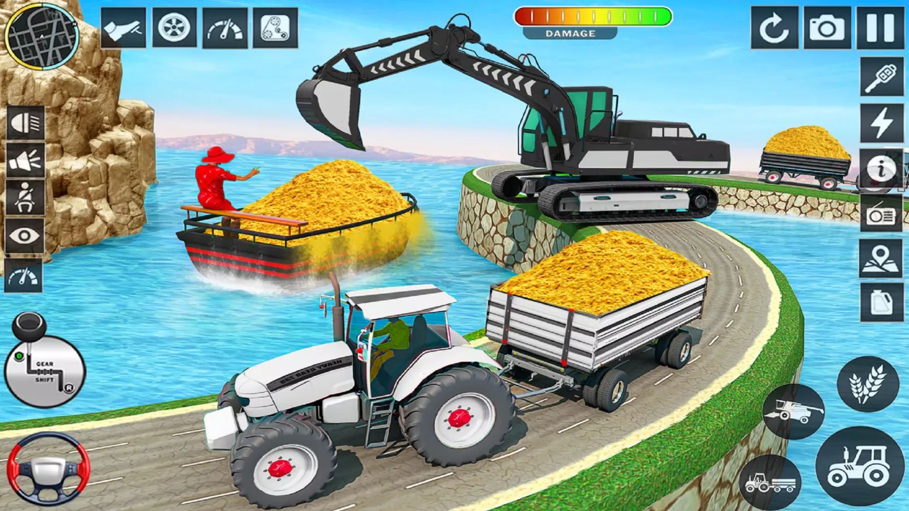 ภาพหน้าจอของ Big Tractor Farming Simulator