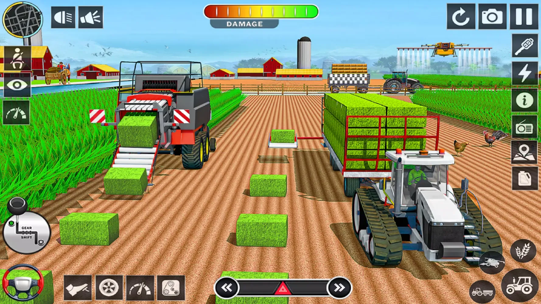 ภาพหน้าจอของ Big Tractor Farming Simulator