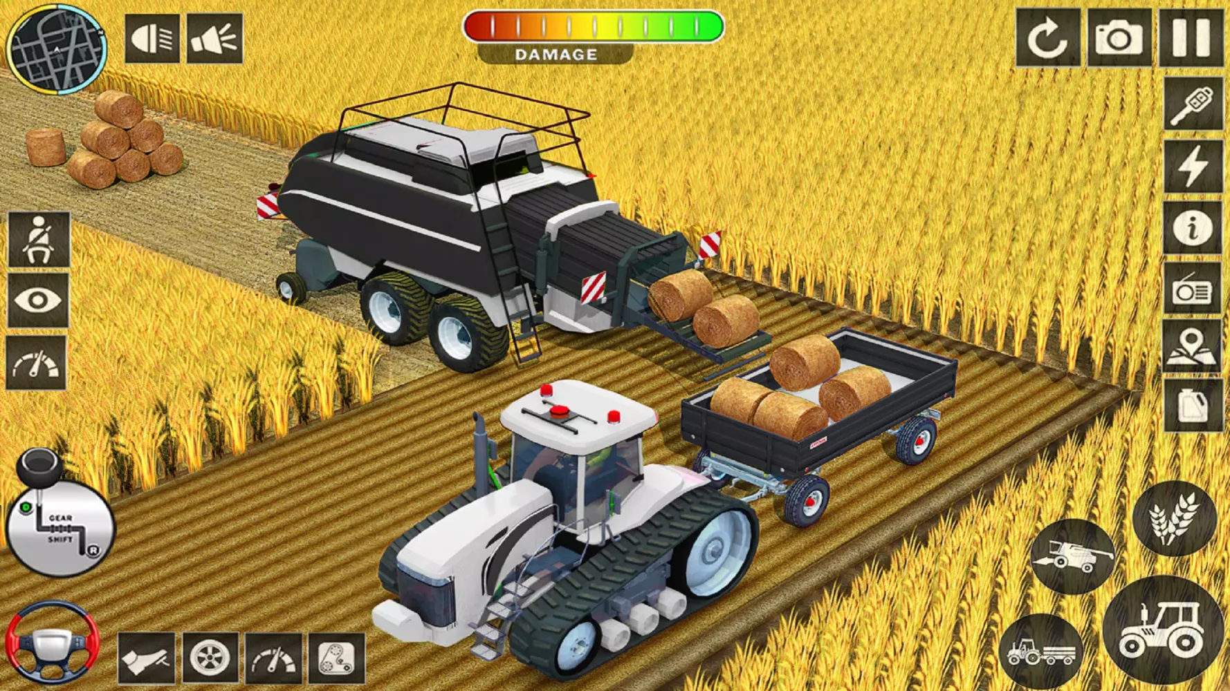 ภาพหน้าจอของ Big Tractor Farming Simulator