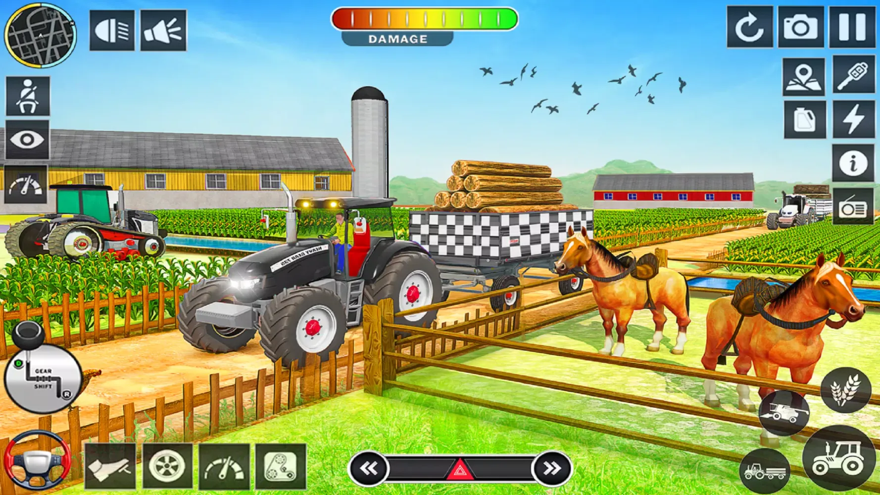 ภาพหน้าจอของ Big Tractor Farming Simulator