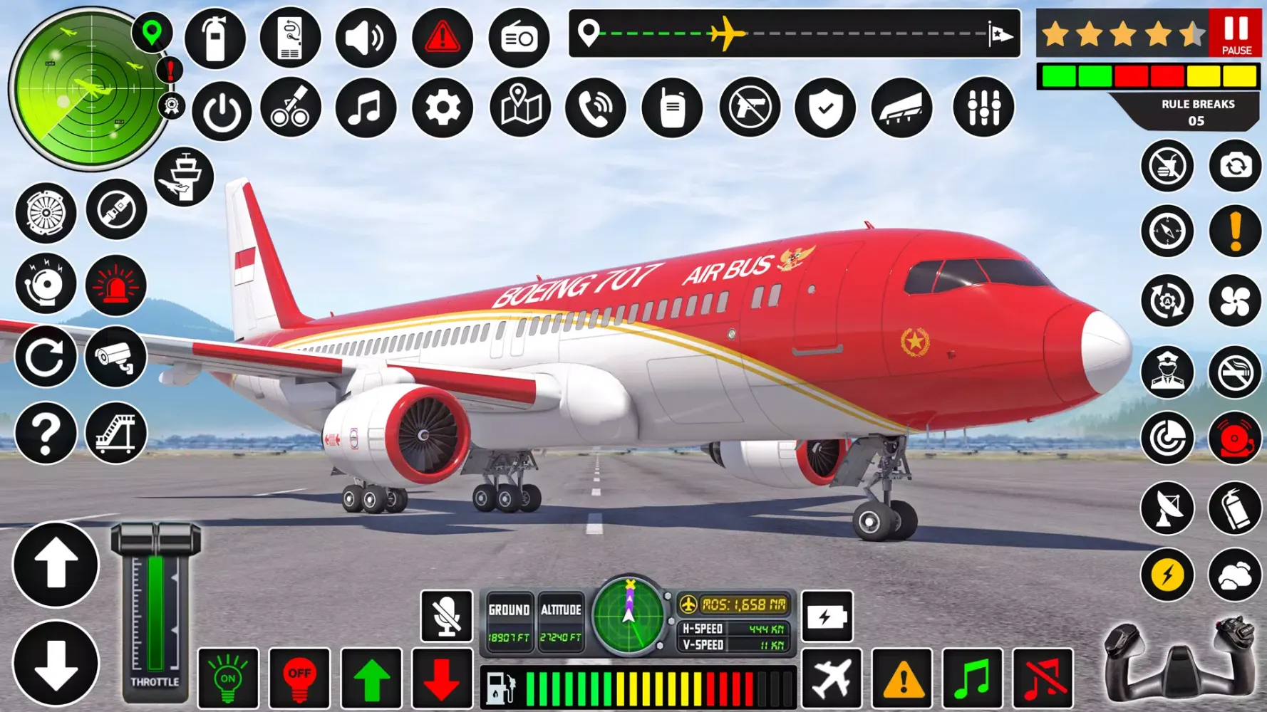 Airplane Flight Pilot Game Screenshots