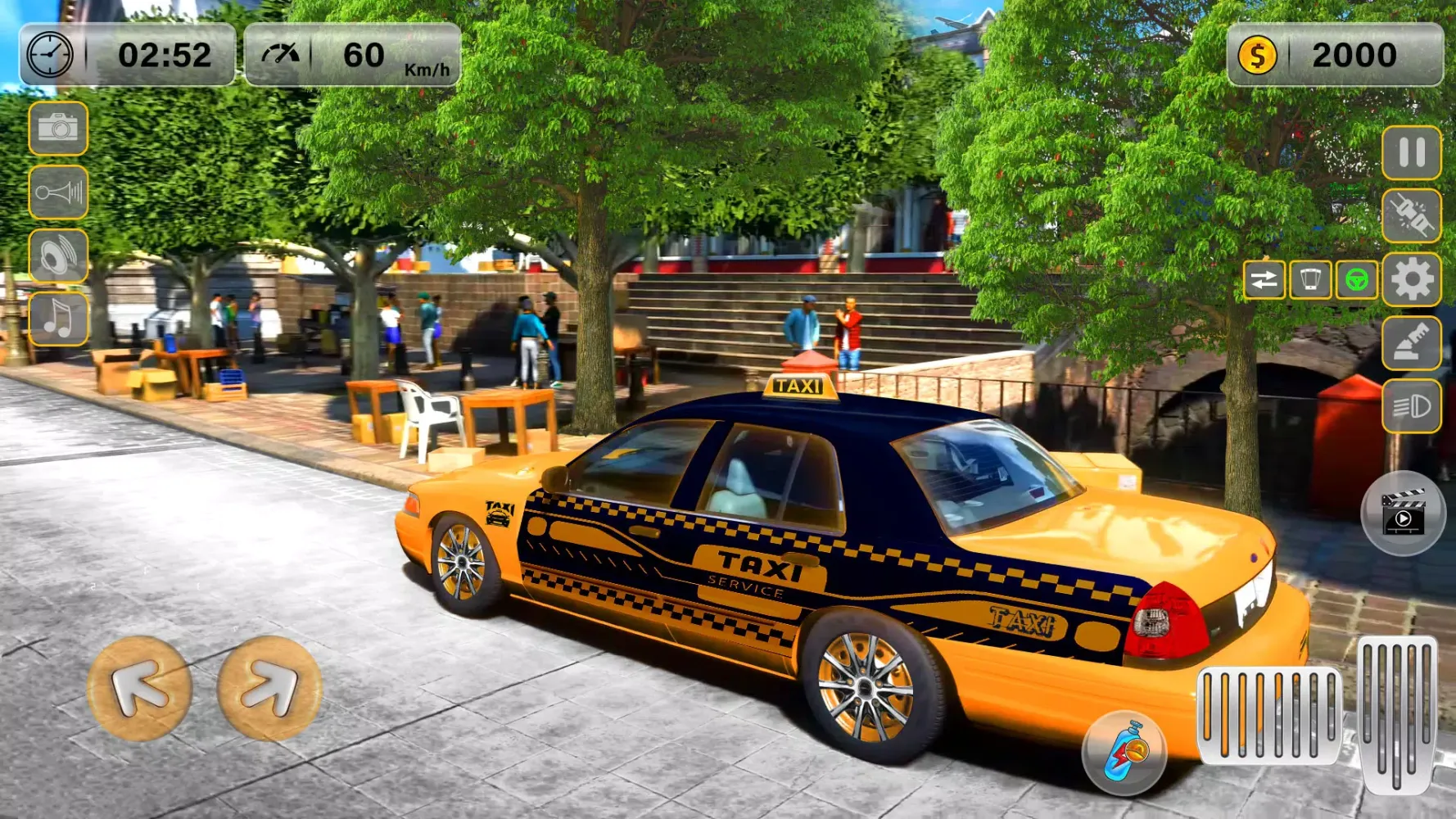Ảnh chụp màn hình của City Taxi Auto Racer Taxi Game