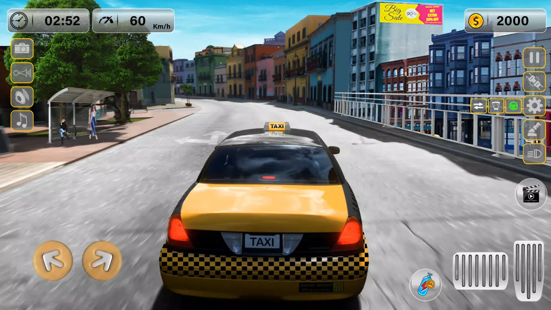 Ảnh chụp màn hình của City Taxi Auto Racer Taxi Game