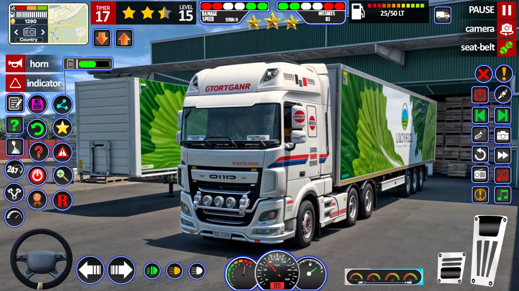 Captures d'écran de US Truck Games Truck Simulator