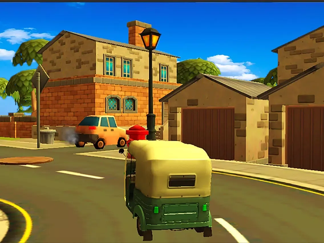 City Tuk Tuk Rickshaw : free simulation game iPad  Screenshots