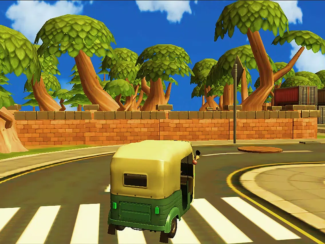 City Tuk Tuk Rickshaw : free simulation game iPad  Screenshots