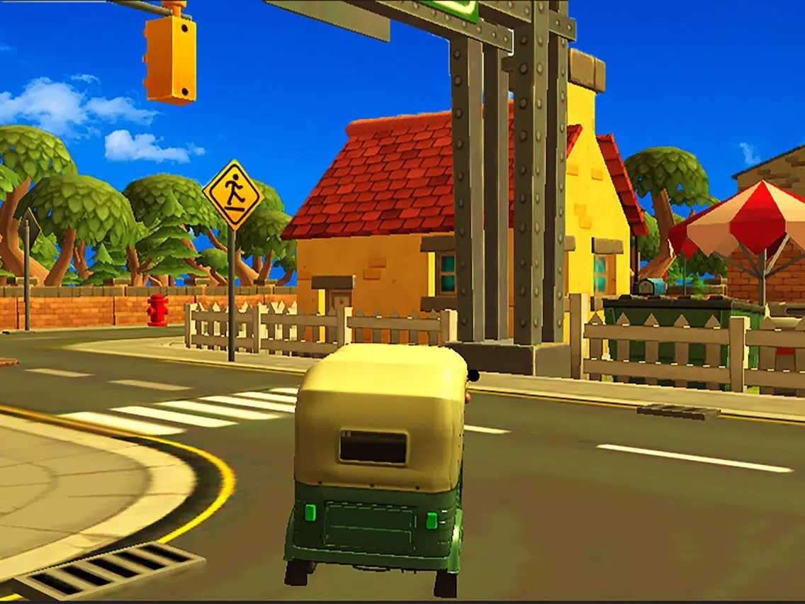 City Tuk Tuk Rickshaw : free simulation game iPad  Screenshots