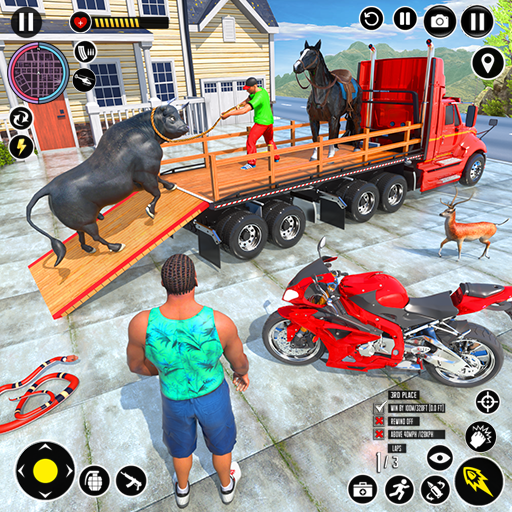 Animal Transport Truck Game 3D