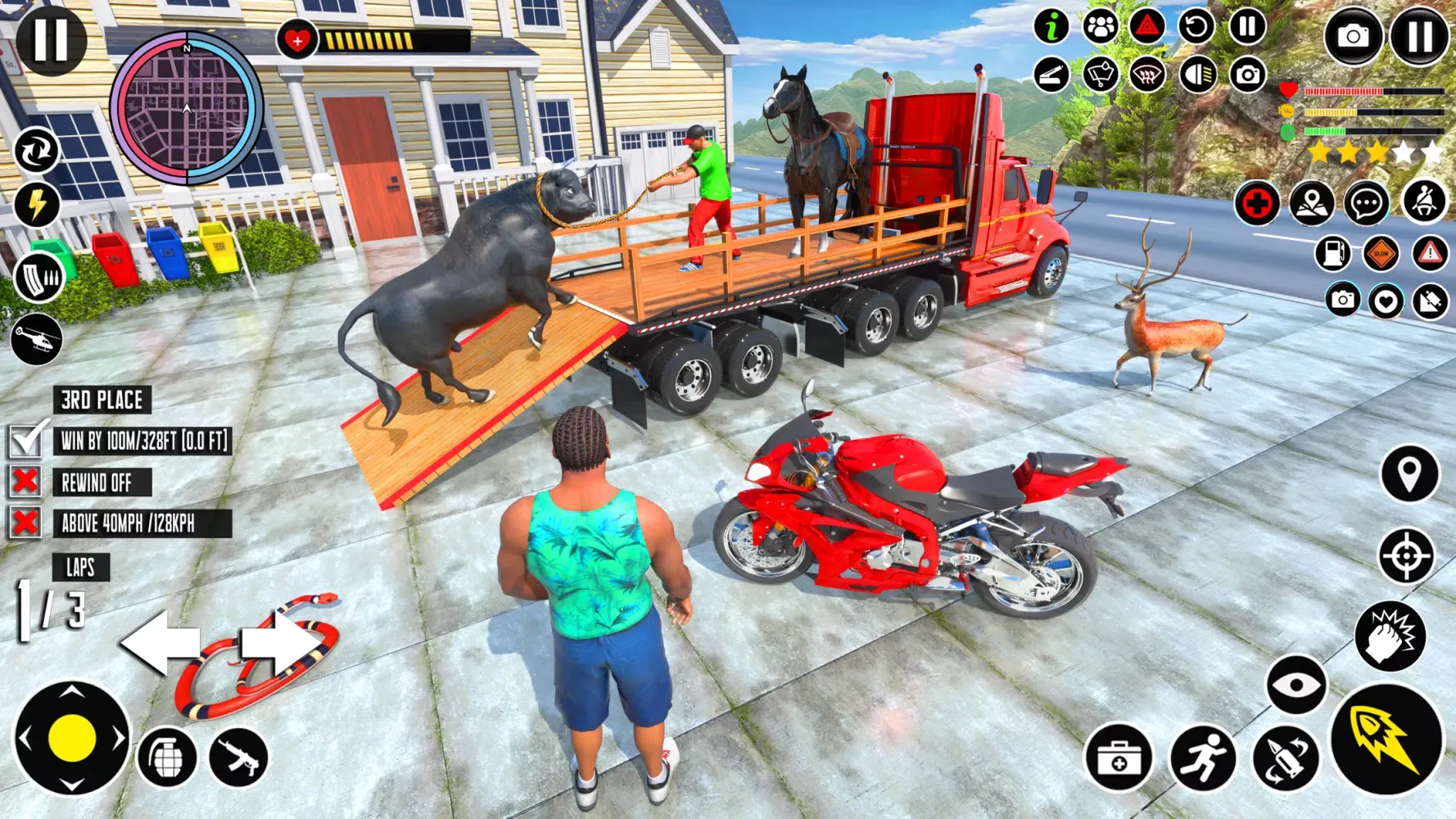 Animal Transport Truck Game 3D Screenshots