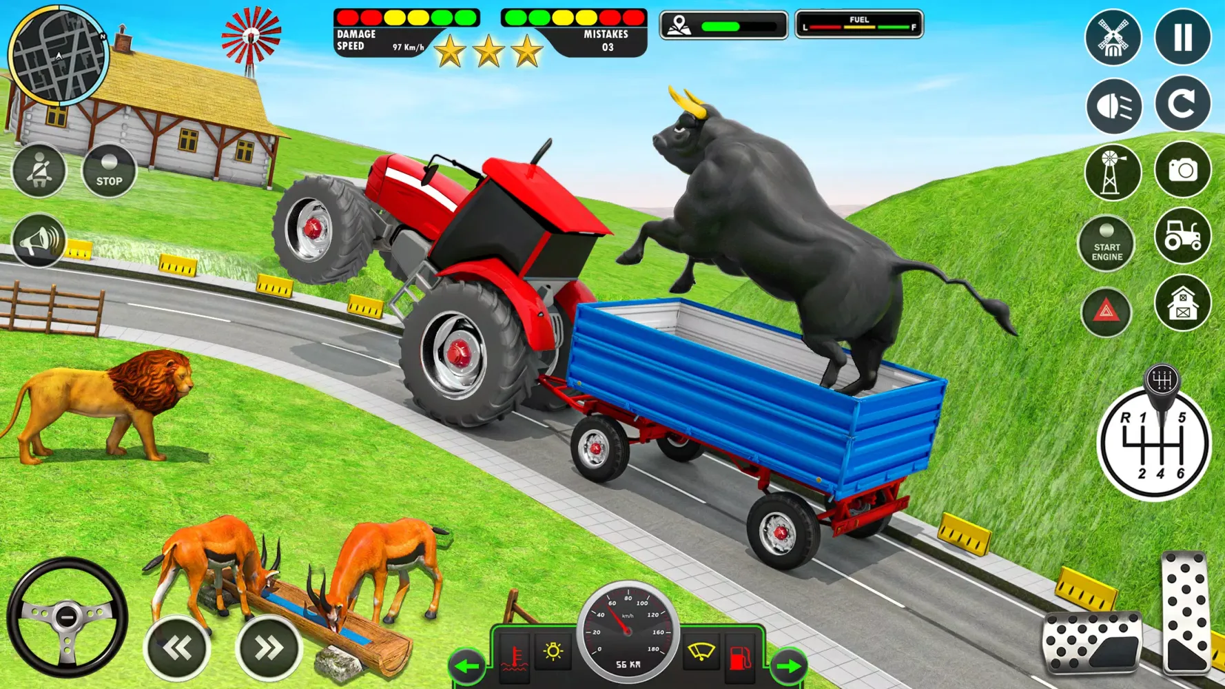 Animal Transport Truck Game 3D Screenshots