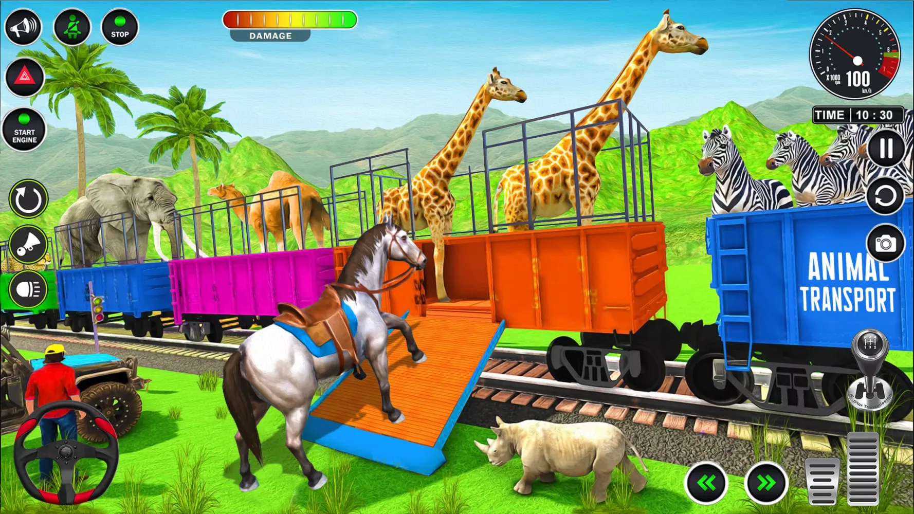 Animal Transport Truck Game 3D Screenshots