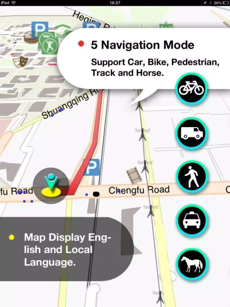 تصاویر Denver Map iPad 