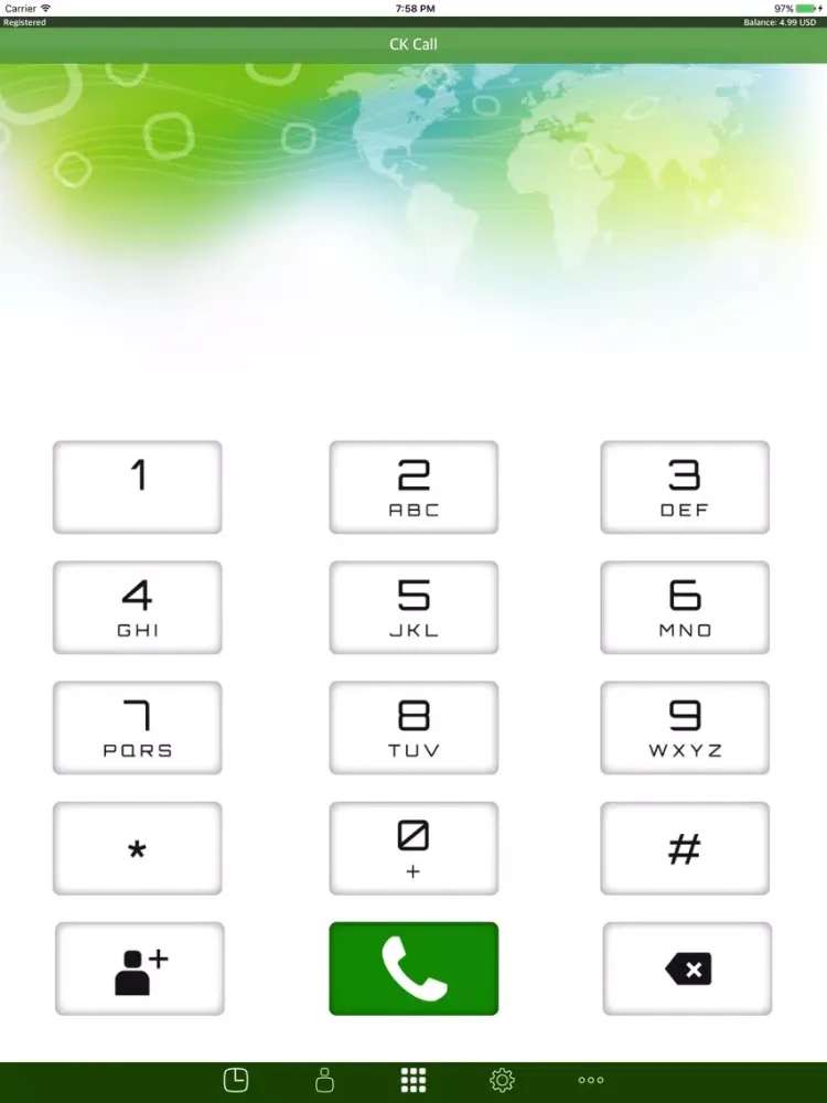 CKCall iPad  سکرین شاٹس