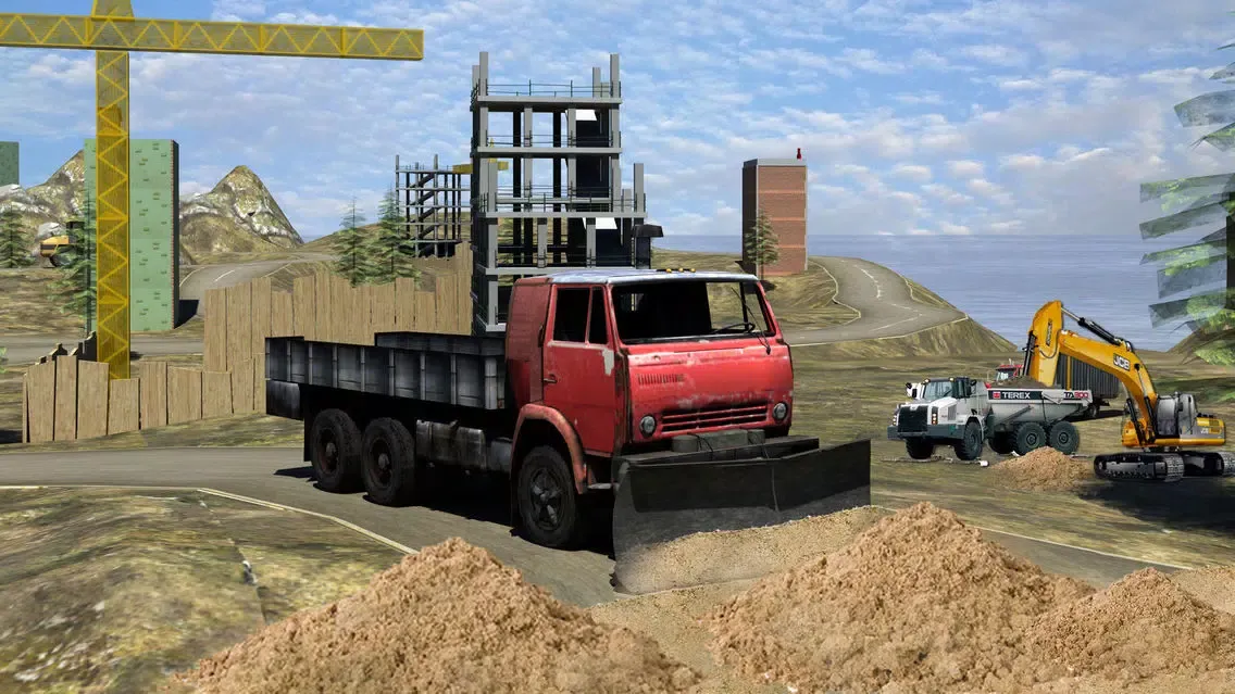 Capturas de pantalla de City Construction Euro Truck3d