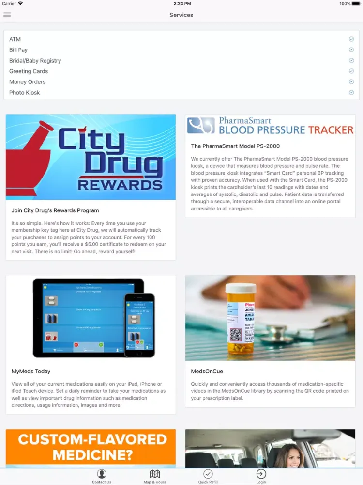 City Drug Store iPad  سکرین شاٹس
