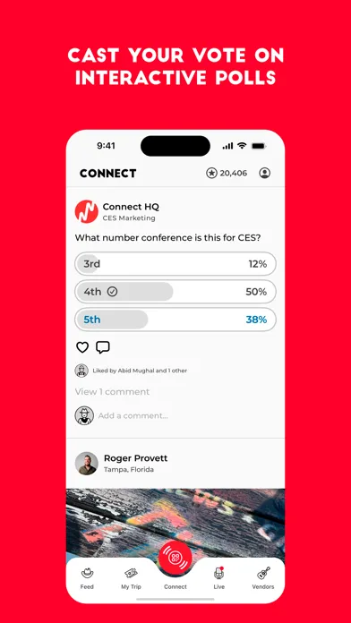 Скриншоты CES Connect 2024