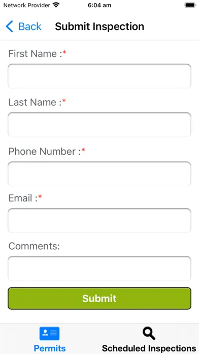 Oregon ePermitting App Screenshots