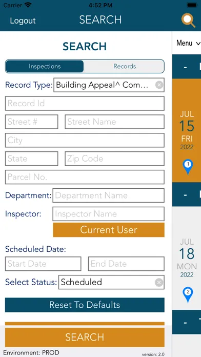 Oregon Inspector App স্ক্রিনশট