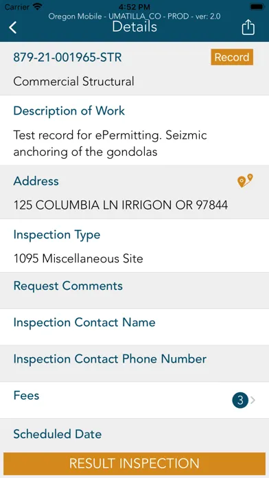 Oregon Inspector App স্ক্রিনশট
