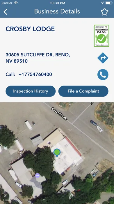 Washoe Eats Screenshots