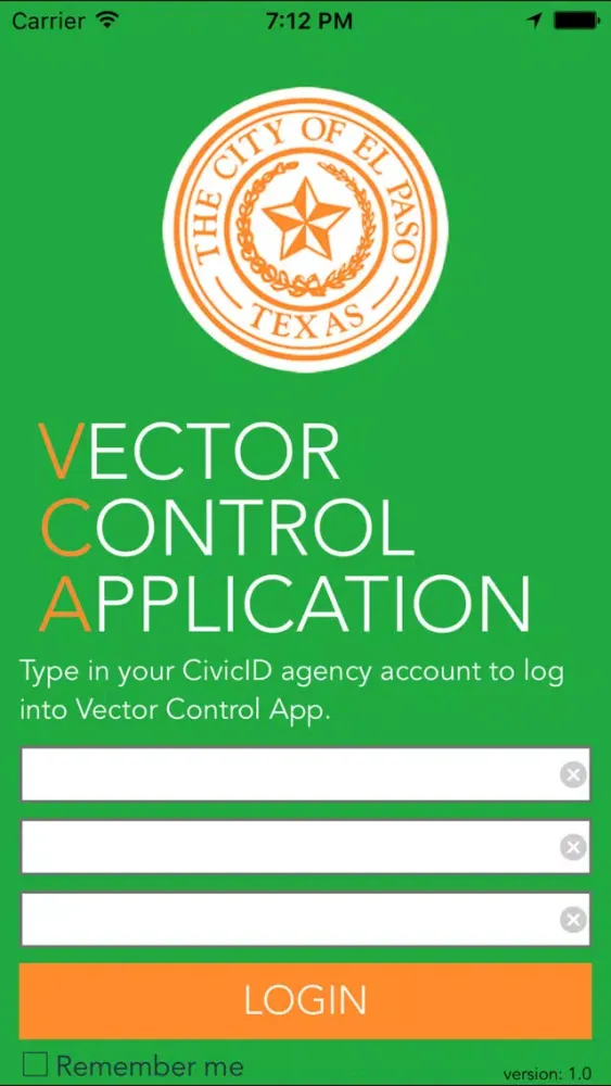 Скриншоты El Paso Vector Control Mobile App