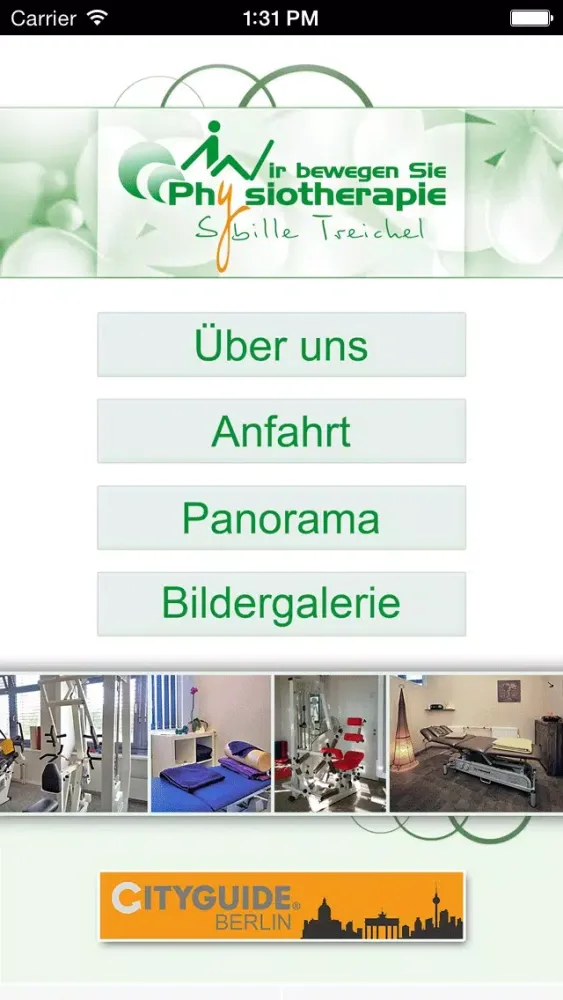 Capturas de tela do Praxis für Physiotherapie Sybille Treichel