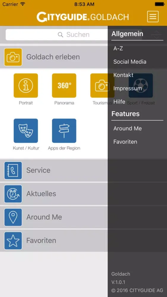 Capturas de pantalla de Goldach App