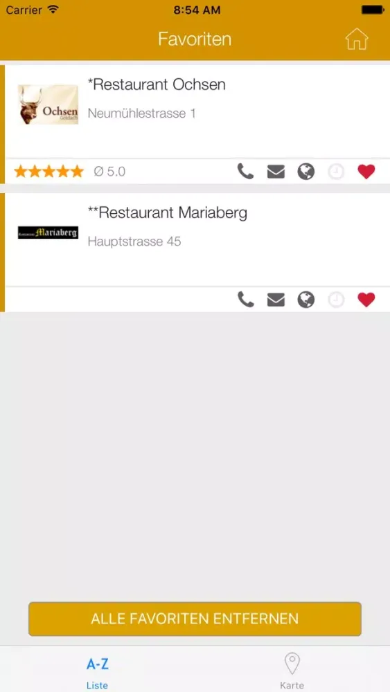 Capturas de pantalla de Goldach App